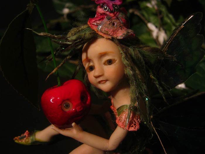 Ooak Fairy Fae Licia and little Sisters